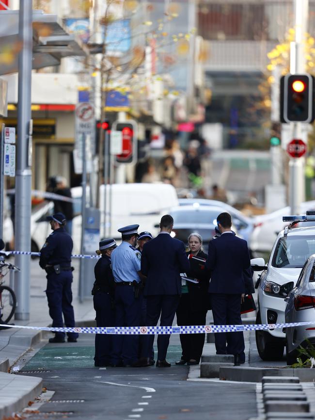 A huge part of Bondi Junction was shut down.