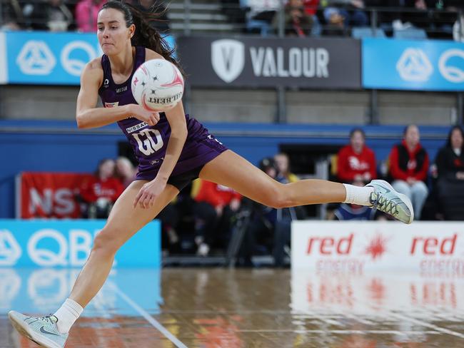 Ruby Bakewell-Doran of the Firebirds has been added as an invitee to the Diamonds’ squad. Picture: Getty Images