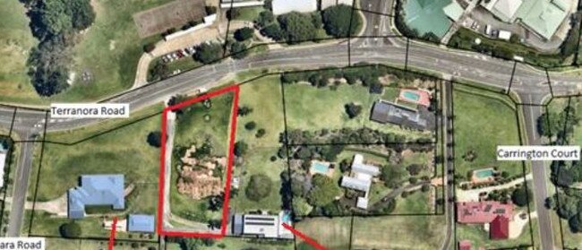 The childcare centre is set to be built across from Terranora Public School. Picture: Supplied