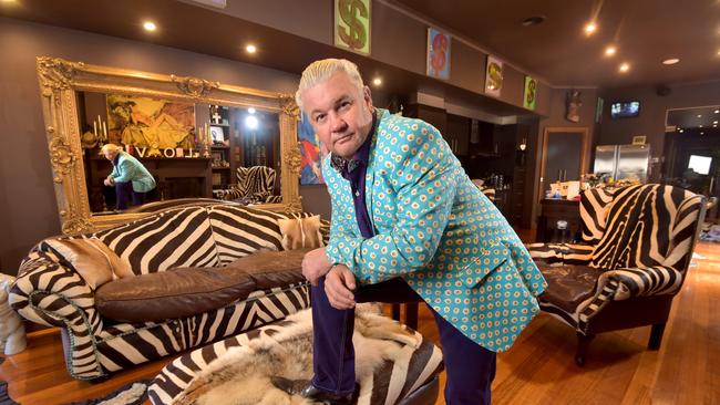 Darryn Lyons pictured at home during his mayoralty. Picture: Jay Town