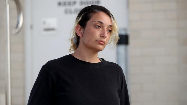 Jacinta Davila, 27, was released from the Adelaide Woman's prison after<b/>the murder charge against her was dropped<b/>and replaced with ‘assisting offender’. Picture: NCA NewsWire / Kelly Barnes