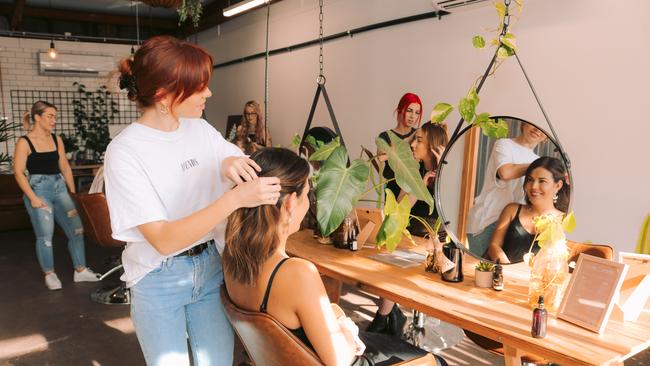 Little Birdie Hair Co at Wynnum has won the Best Eco Salon in Australia Award at this year's prestigious Australia Hair Industry Association awards. Picture: Supplied