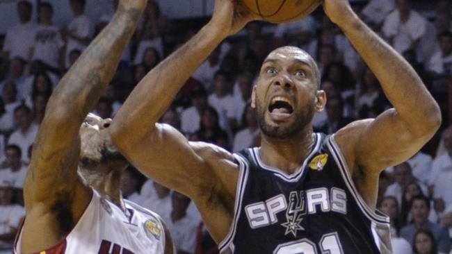 Richmond studied footage of Tim Duncan and the San Antonio Spurs to form a game plan that would deliver higher scoring in the AFL finals. Picture: Brendan Smialowski (AFP).