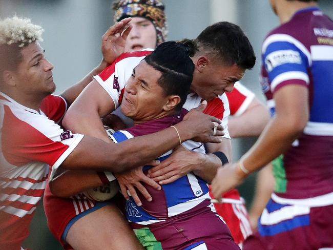 Langer Cup schoolboys rugby league match between Wavell SHS and Palm Beach Currumbin, Brisbane 5th of August 2020.  (Image/Josh Woning)