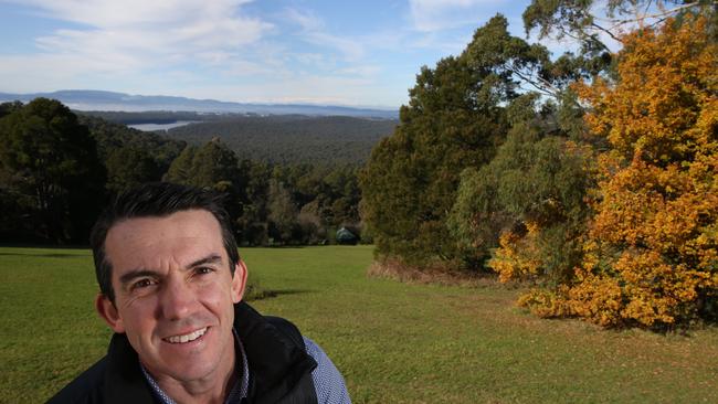 Simon O'Callaghan in the Dandenong Ranges. Picture: Stuart Milligan