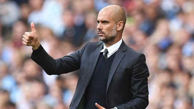 Manchester City's Spanish manager Pep Guardiola.