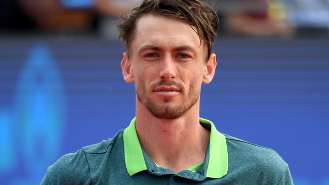 ohn Millman after he finished second at the Hungarian Open in Budapest. Picture: AFP.