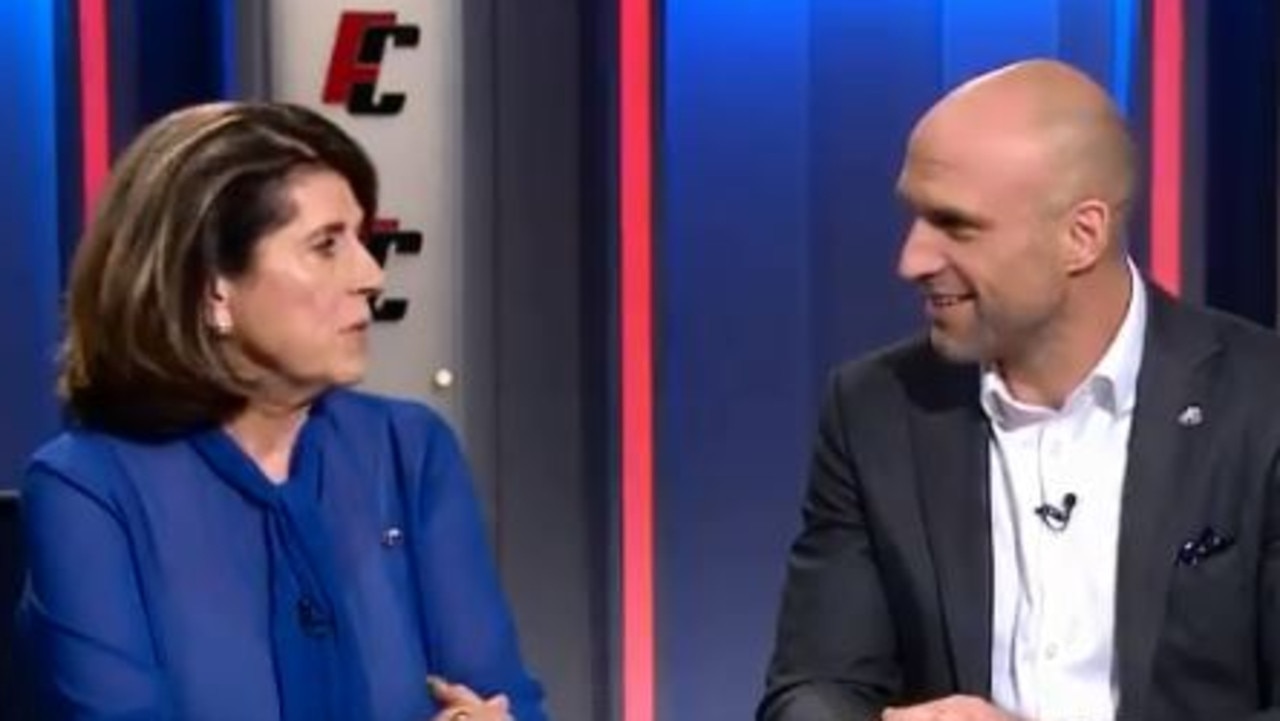 Caroline Wilson and Chris Judd have discussed the Blues yet again.