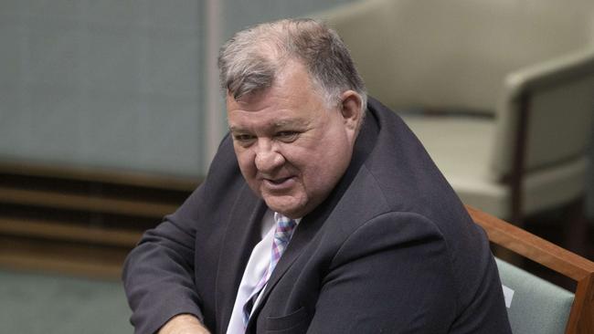 Liberal MP Craig Kelly during question time on Tuesday. Picture: Gary Ramage