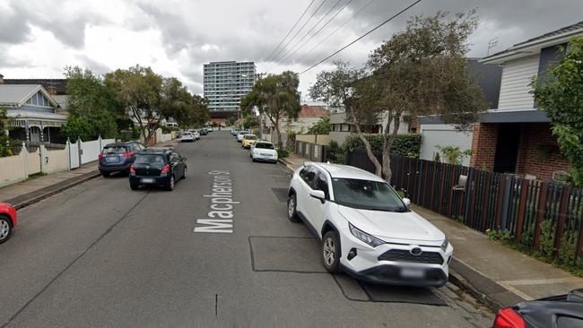 The fire broke out in an apartment building on Macpherson St. Picture: Google Maps