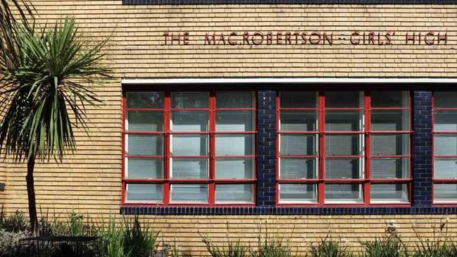 Mac. Robertson Girls’ achieved a median ATAR of 95.85. Picture: Supplied