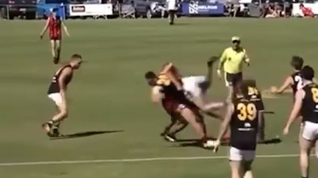 River Murray Football League dangerous tackle