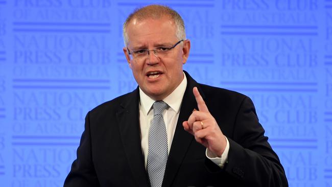 Scott Morrison: ‘Keeping Australians safe and secure … affects your every day.’ Picture: Getty Images