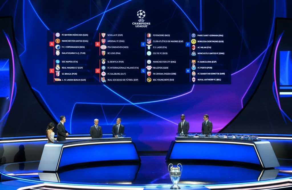 Champions League draw information, News