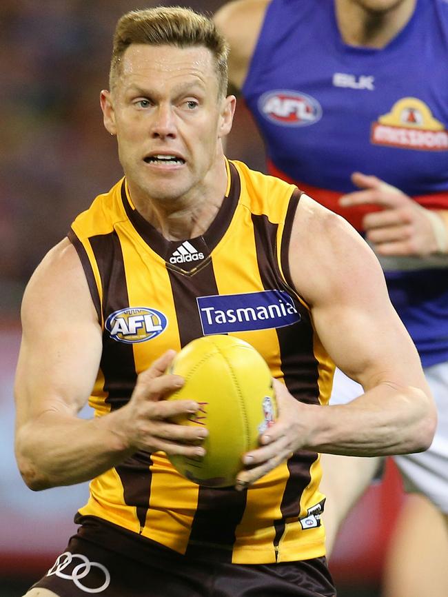 Sam Mitchell leaves Hawthorn for West Coast. Picture: Michael Klein.