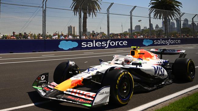 ASX-listed Airtasker sponsors the Visa Cash App Racing Bulls team. Picture: Getty Images