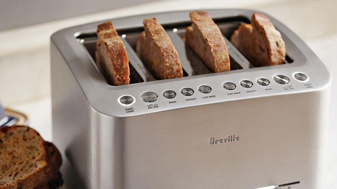 No matter your preferred degree of toastiness, these toasters will help you sort your breakfast out quickly and with ease - all while looking pretty on your benchtop. Image: Breville.