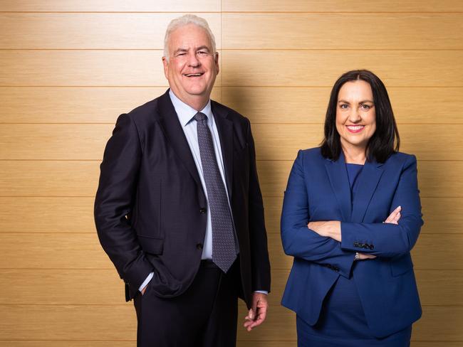 AGL chief executive Graeme Hunt and AGL CCO Christine Corbett. Picture: Paul Jeffers / AGL