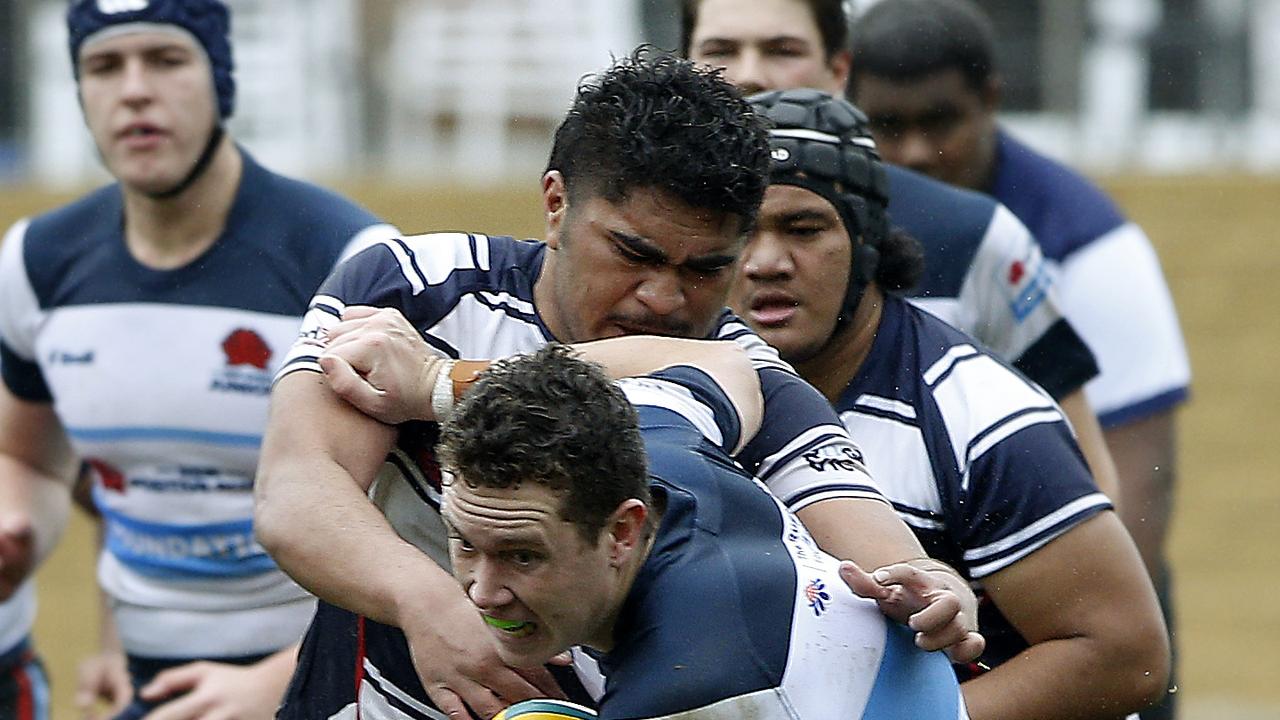 NSW Barbarian's William Clark with the ball last year.