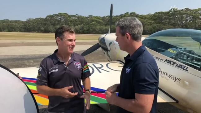 Supercar legend and air racing champ go sky high