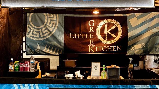 The Little Greek Kitchen stand, which now trades as the Mini Greek Kitchen.