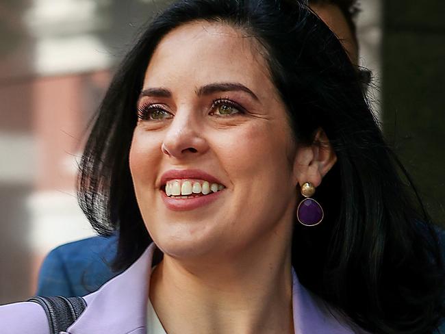 MELBOURNE, AUSTRALIA.NewsWire Photos. DECEMBER 12, 2024. Liberal MP Moira Deeming leaves the Federal Court after her defamation win against Victorian Liberal Leader John Pesutto. Picture: NewsWire/Ian Currie