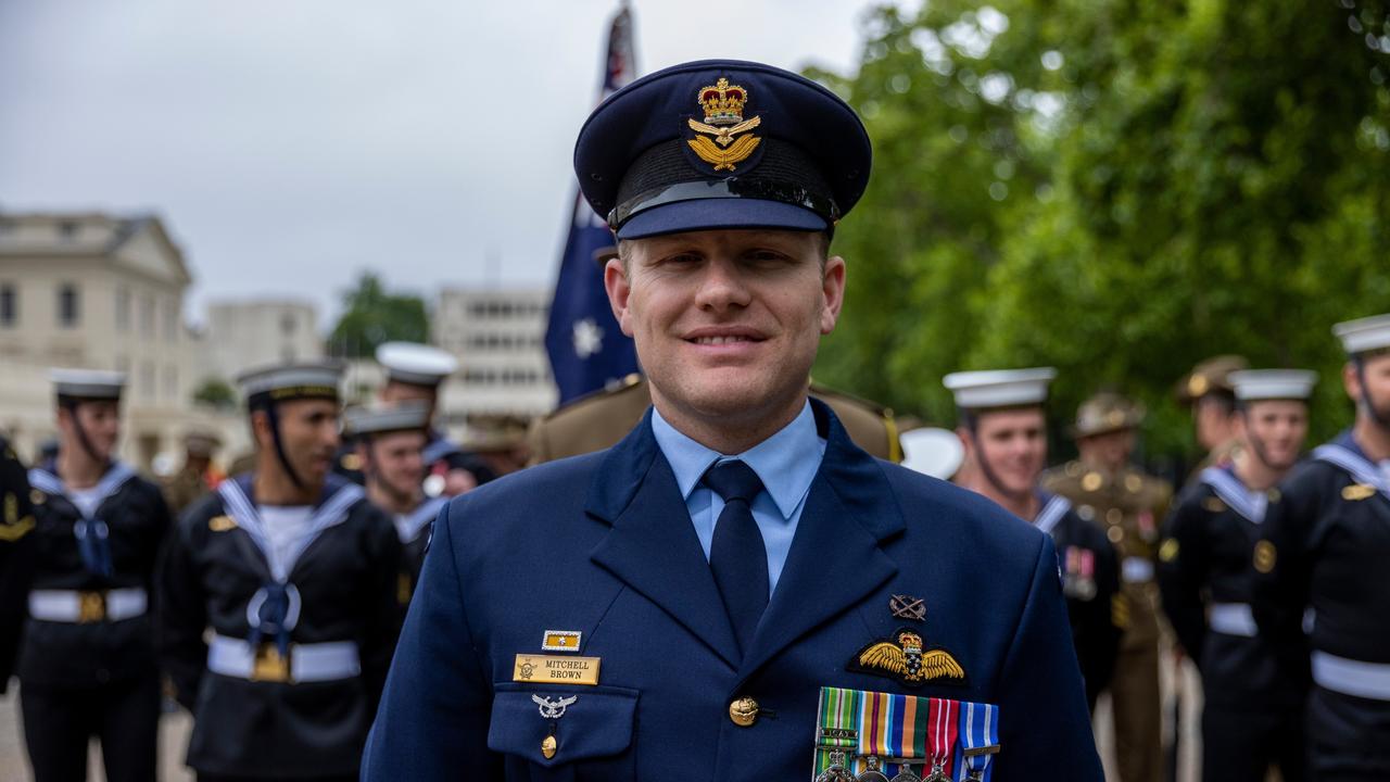 Mitchell Brown, the Officer in Command of Australia’s Federation Guard, will lead the Aussie contingent. Picture: Supplied/Department of Defence.