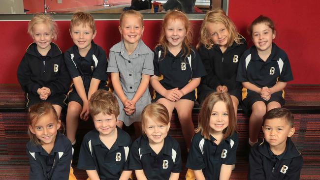 Bannockburn P-12: Prep B. (Back row from left) Valerie Mellross , Solomon Banks , Kayleigh Steele , Mia Bradley, Alfie Booley, Charlotte Radicevski. (From row from left): Charli Portch ,Max Jakson, Lilah Schilling , Daisy Braybrook, Jaxzen Aylett . Picture Mark Wilson