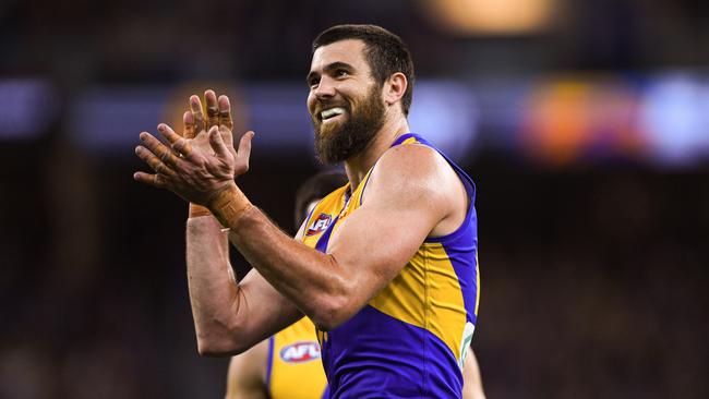 A pearler from Josh Kennedy sealed the deal on Sunday. (Photo by Daniel Carson/AFL Photos via Getty Images)