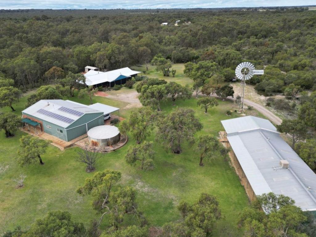 Virginia Giuffre was found unresponsive by police at her rural farm near Perth. Picture: realestate.com.au