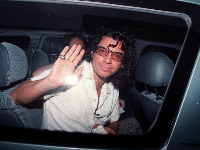 Rock star Michael Hutchence, whose body Dr Lawrence examined in 1997 after the INXS frontman was found dead in a Sydney hotel. Picture: ICON IMAGES.