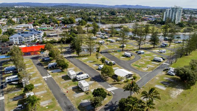 Gold Coast tourist parks are less busy than usual. Photo: Jerad Williams