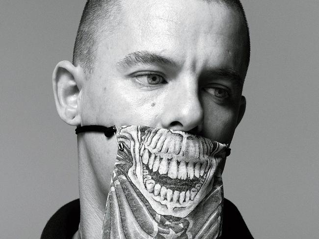 English fashion designer Alexander McQueen.
