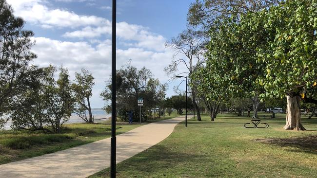 Paradise Point Esplanade South Park. Picture: Amanda Robbemond