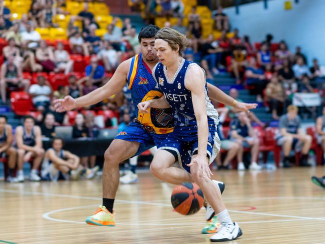 Joel De Barros has had an outstanding tournament at the Australian Under-18 Championships in Werribee. He scored 23 points in Northern Territory’s thrilling and memorable 76-74 win over Tasmania on Friday. Picture: Che Chorley