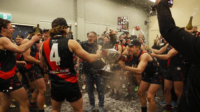North Launceston celebrate. TSL grand final 2024 - North Launceston V Lauderdale. Picture: Nikki Davis-Jones