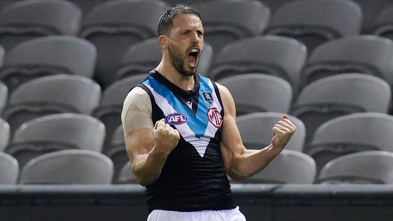 Travis Boak had another great year at age 33. Picture: AFL Photos via Getty Images