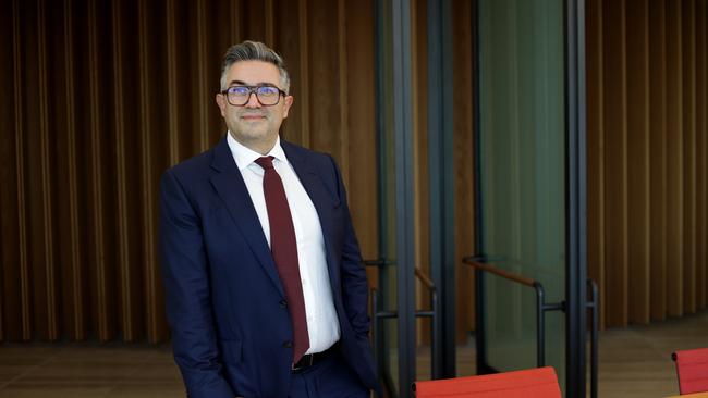 Lendlease CEO Tony Lombardo says the deal with The Crown Estate gives the company options to develop in the future. Picture: Jane Dempster