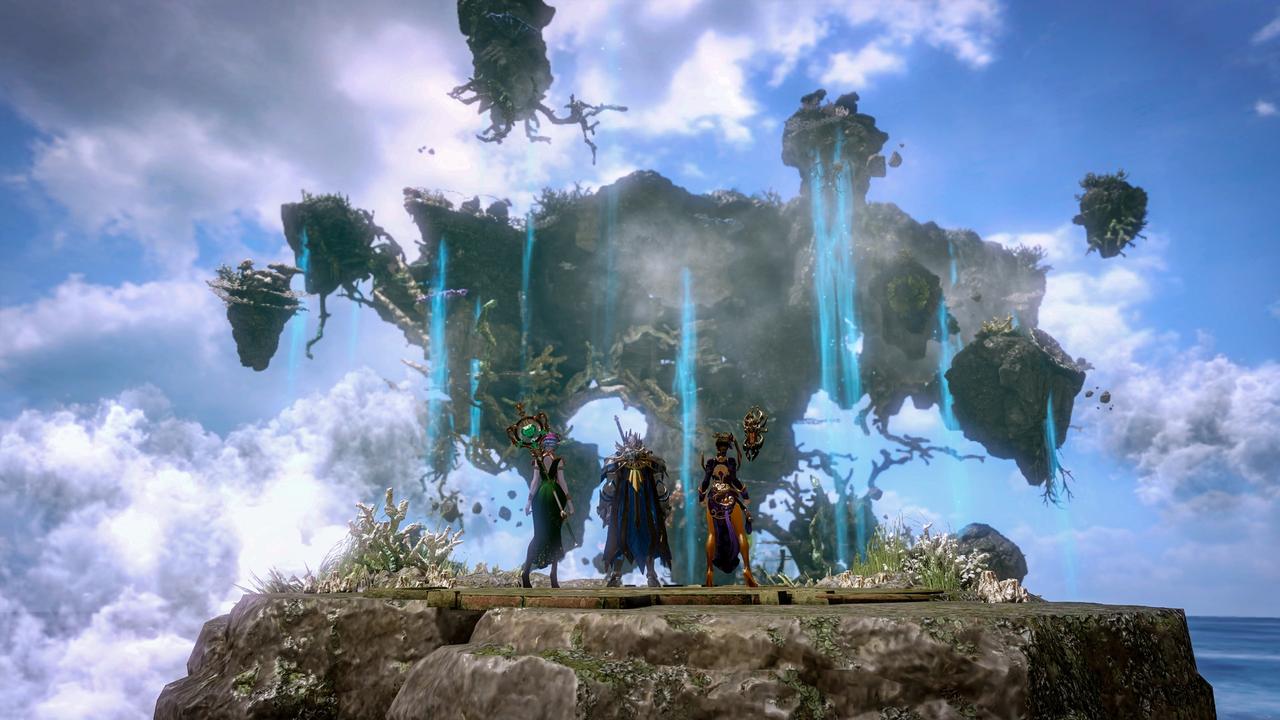 Lost Ark lets players team up with friends and strangers to explore and fight in the game world. Picture: Amazon Games