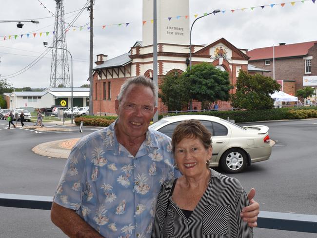 Russell and Lois Crisp from Stanthorpe at the Apple and Grape Festival 2024