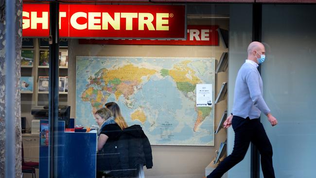 Flight Centre CEO Graham ‘Skroo’ Turner says the travel industry is poised to take off. Picture: Andrew Henshaw