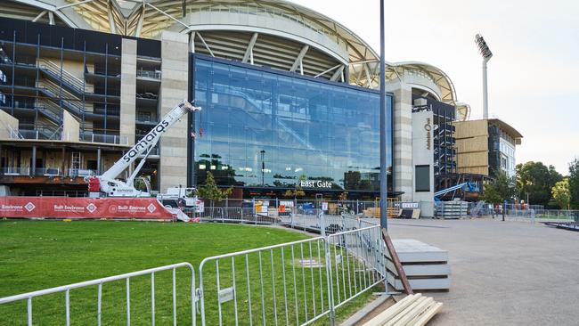 Empty East Gate on what was meant to be Showdown night. Picture: Matt Loxton