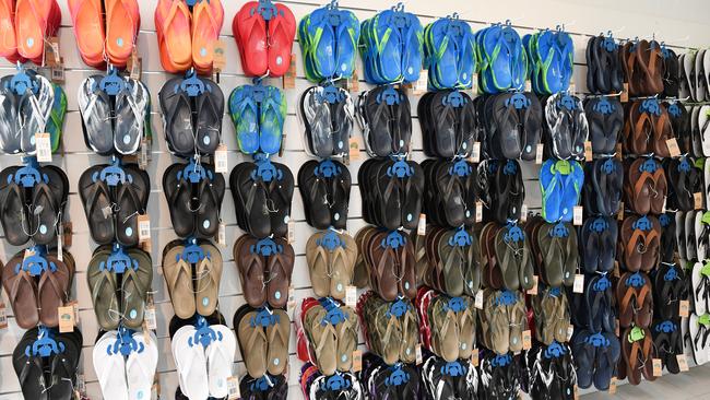 Aussie Soles had expanded to stockists across the country. Photo Patrick Woods / Sunshine Coast Daily.