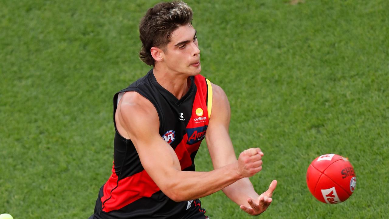 Brandon Zerk-Thatcher has some big shoes to fill at the Bombers. Picture: AFL Photos/Getty Images