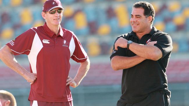 Wayne Bennett and Mal Meninga have a long history.