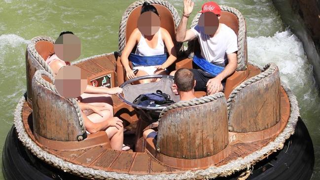 Dreamworld's Thunder River Rapid Ride which was involved in Wednesday’s incident.