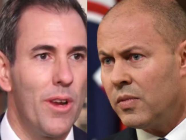 Jim Chalmers and Josh Frydenberg split thumbnail