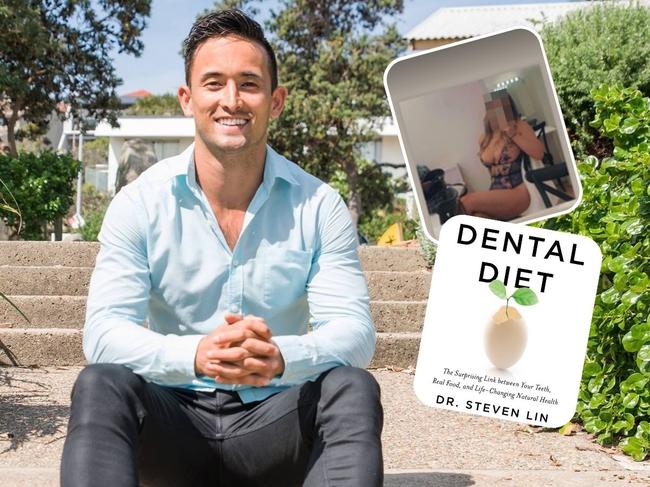 Dr Steven Morgan Lin, 40, author of The Dental Diet, allegedly ate faeces after ripping a waste pipe from the back of a brothel, a court has heard. Picture 4x3: supplied