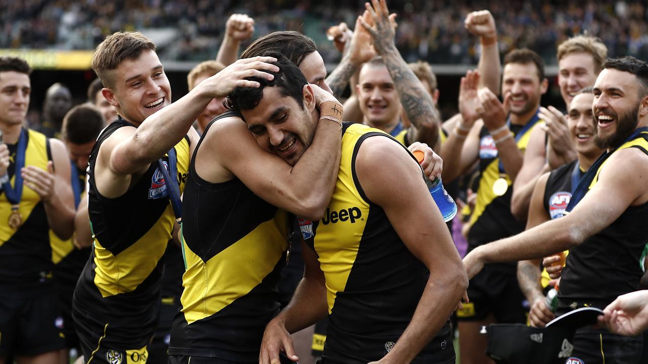 Marlion Pickett lifted his teammates. Photo: Ryan Pierse/AFL Photos/via Getty Images