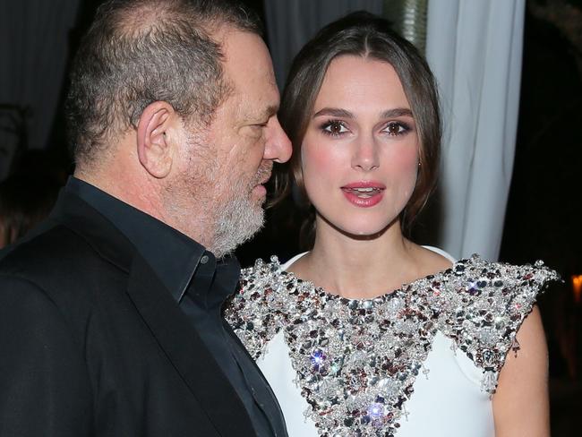 Keira Knightley, who worked with The Weinstein Company <span id="U63320292735155E" style="font-weight:normal;font-style:italic;">The Imitation Game</span> has also donated to Watson’s fund. Picture: Getty Images